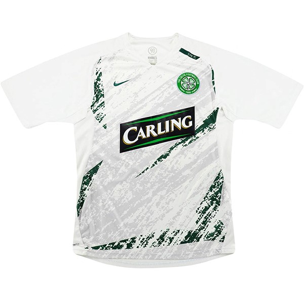 Camiseta Celtic Segunda Equipación Retro 2007 2008 Blanco